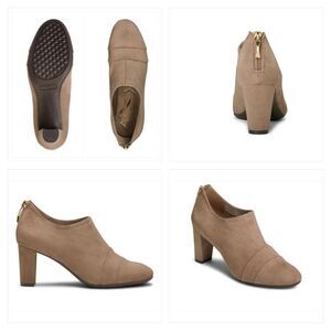 Aerosoles Women's Ankle Booties US Size 7 Taupe Brown